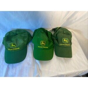 K-Products And More John Deere Tri County Equipment Hat Lot 3 Green Adjustable